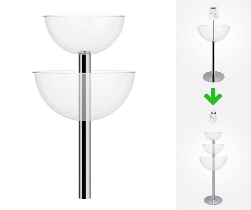 Uitbreidingsset voor het bouwen van Triple Boldisplay.