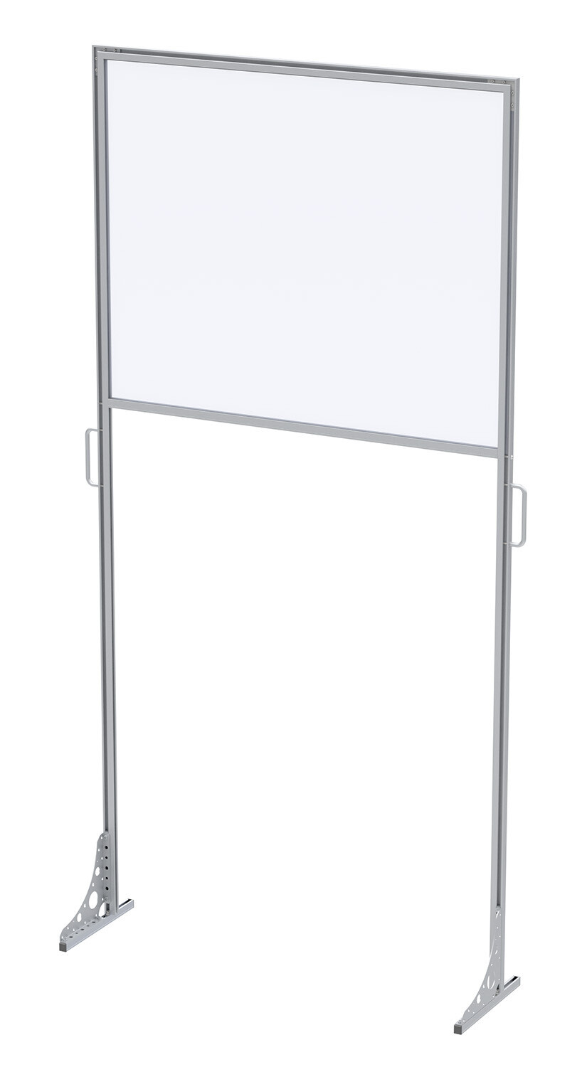 Stabiele bescherming met transparante wand