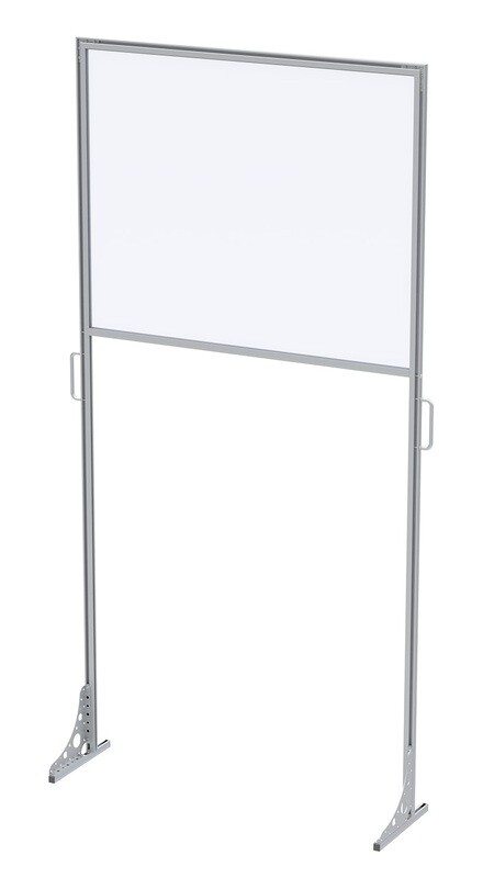 Stabiele bescherming met transparante wand