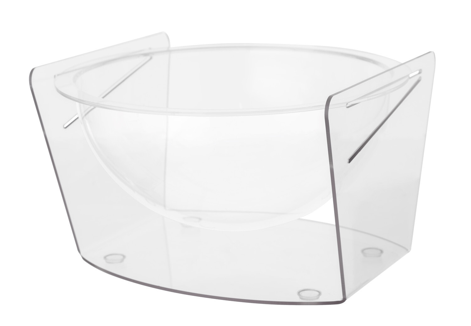 Design basisframe voor halfronde boldisplay.