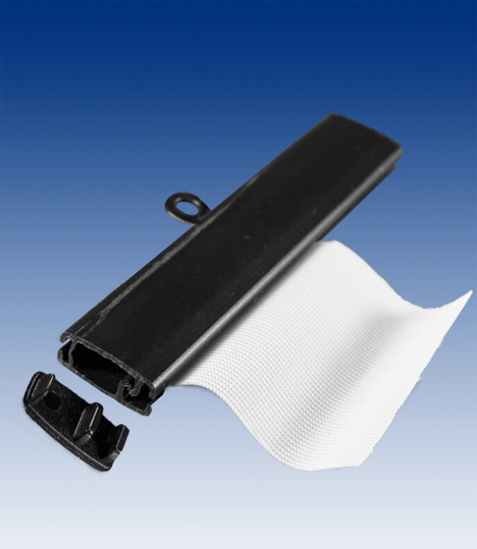 Bannerstrips of posterklemprofiel.