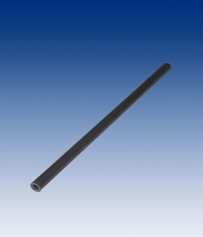 Buis voor prijskaarthouder, 1200mm, zwart.