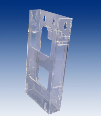 Leaflet dispenser for wall mounting 1/3 A4