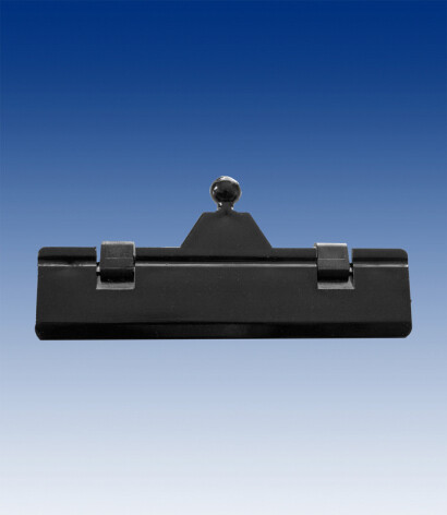 Grijper of  knijper kaarthouder 80mm zwart