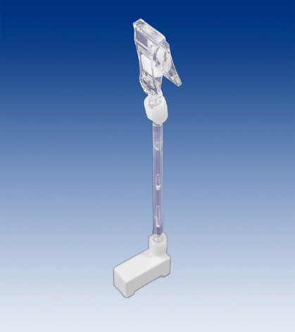 Kleine magneet op 100mm steel met kleine knijper per 10 stuks