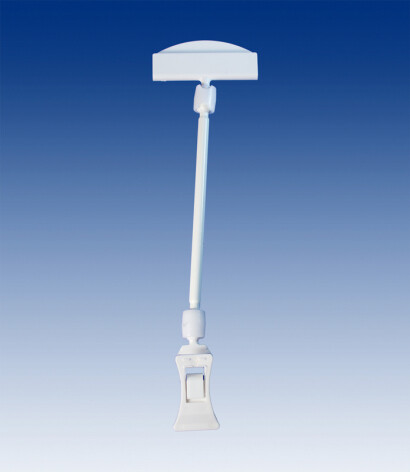 Kleine knijper met 100mm steel an 50mm kaarthouder per 10 stuks