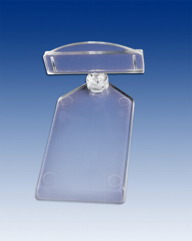 Vlakke voet met 50mm kaarthouder  per 10 stuks.