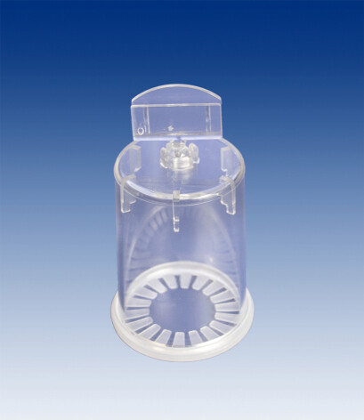 Flessenhouder  met een 27mm kaarthouder per 10 stuks.