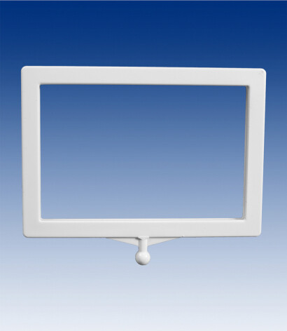 A7 prijskaartframe landscape,wit, per 10 stuks