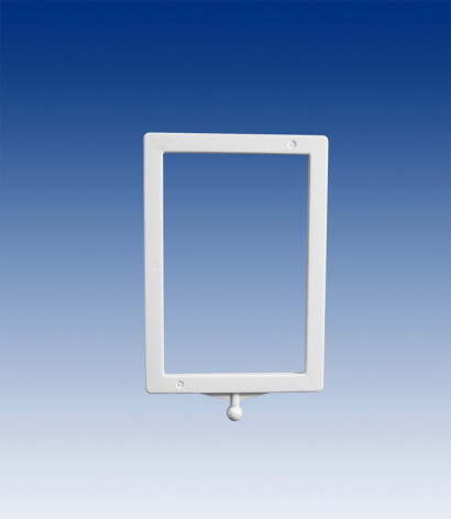 A7 prijskaartframe portrait,wit, per 10 stuks