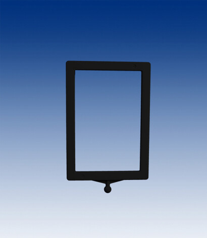 A6 prijskaartframe portrait, zwart, per 10 stuks.