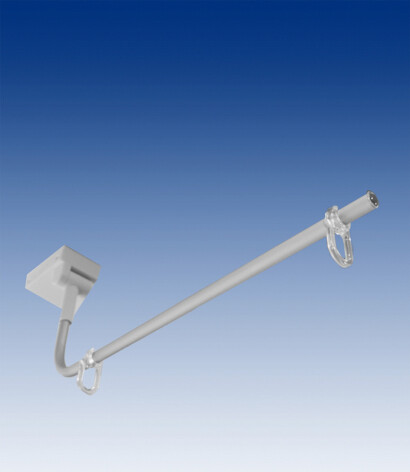 Magneet met draaibare arm en 2 haken. Per 10 stuks