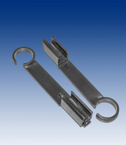 Framehouder voor  buis met verlengstuk 40mm