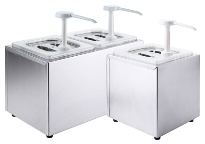 Sausdispenser RVS met Pomp