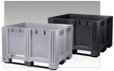 Palletboxen voor de industrie.