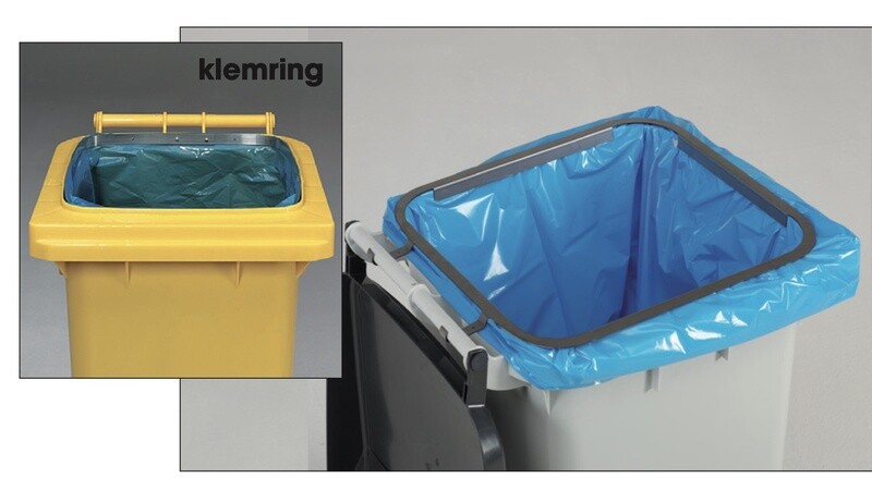 Plastic zak voor afvalcontainer