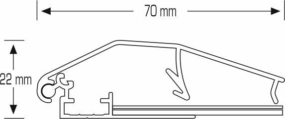Fire Protective Frame - 25 mm