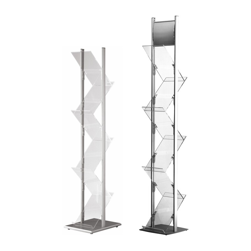 Brochure Stand Zig Zag “Single Leg”