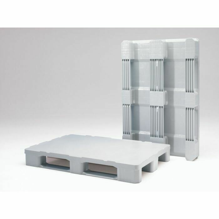 Hygiene pallet, 3 skids, closed upper deck