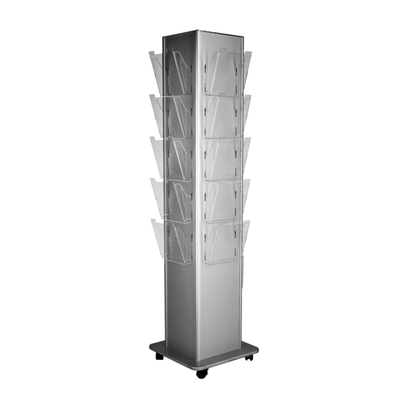 Totem Brochure Holder “4 Sided”