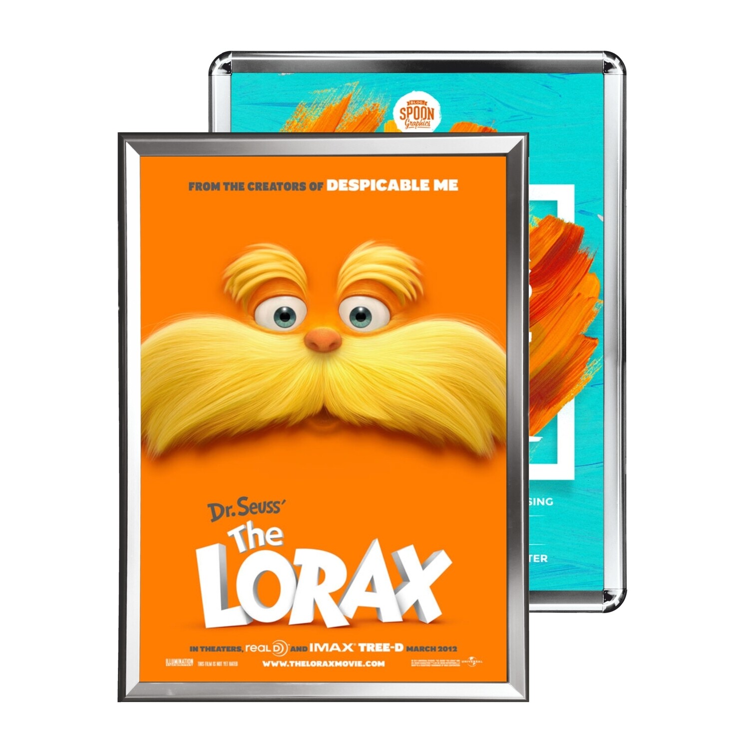 Chrome Poster Frame - 32 mm.