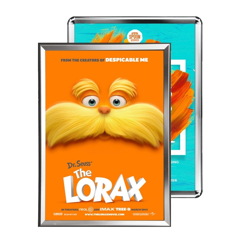 Chrome Poster Frame - 32 mm.