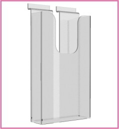 Brochure or brochure holder for slat wall