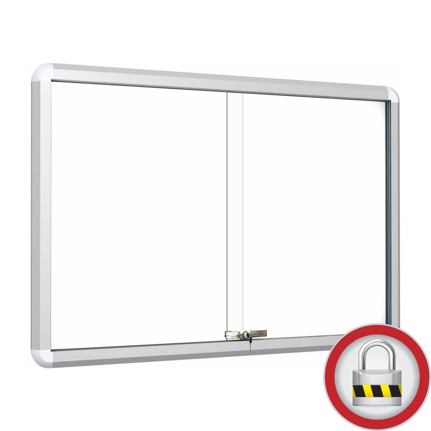Ball Bearing Sliding Doors Notice Board “Magnetic”