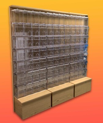 Store furniture for delicatessens, confectionary and nut and spice stores