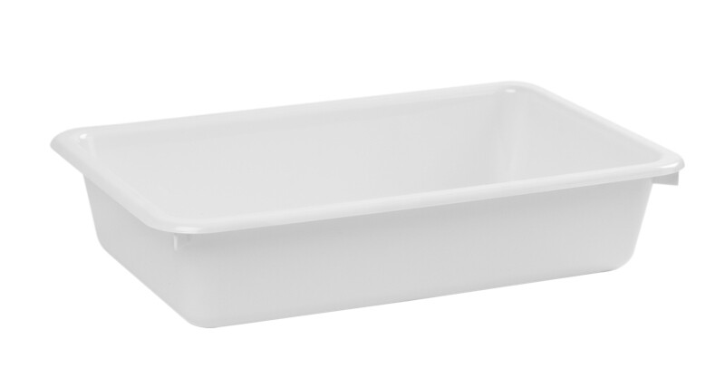 Handy butcher&#39;s tray made of HIPS (high impact polystyrene).