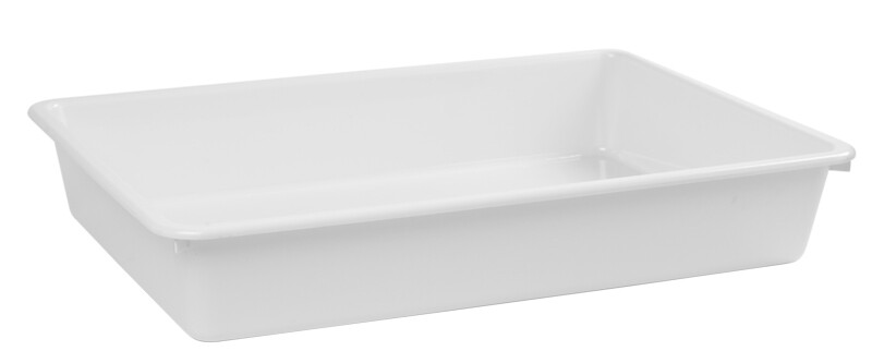 Handy butcher&#39;s tray made of HIPS (high impact polystyrene).
