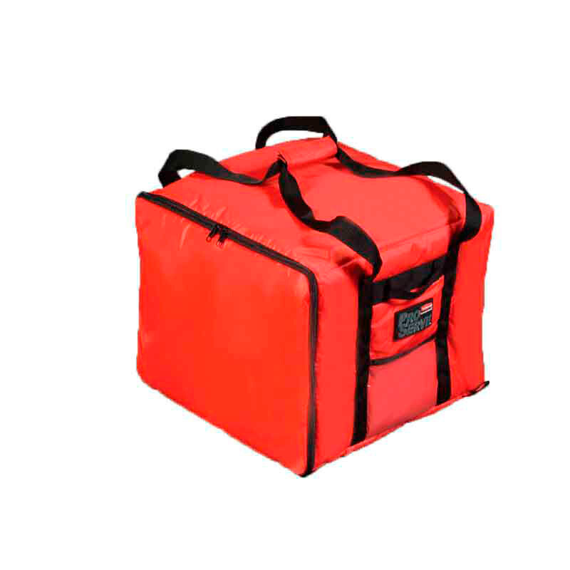 Pizza bag big for use on bike or scooter.