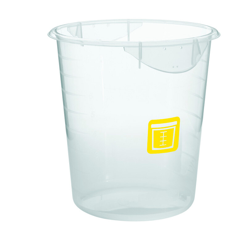 ROUND FOOD CONTAINER 7.6 LTR FRIED MEAT, RUBBERMAID x12