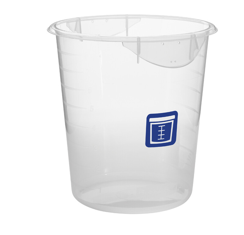 ROUND FOOD CONTAINER 7,6 LTR FRESH FISH, RUBBERMAID x12