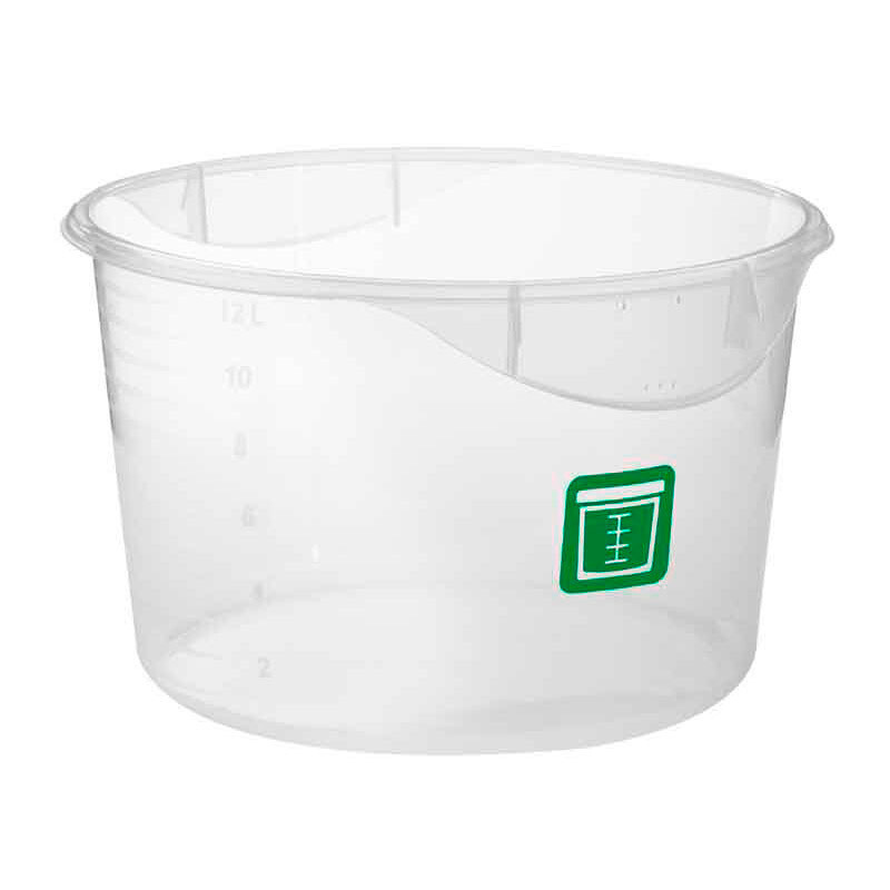 ROUND FOOD CONTAINER 11,4 LTR FRUIT/SALADS, RUBBERMAID x6