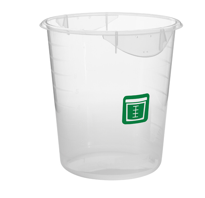 ROUND CONTAINER 7,6 LTR FRUIT &amp; SALADS, RUBBERMAID x 12