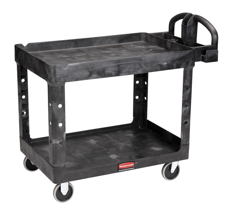 Tool trolley with upright rim M, RUBBERMAID