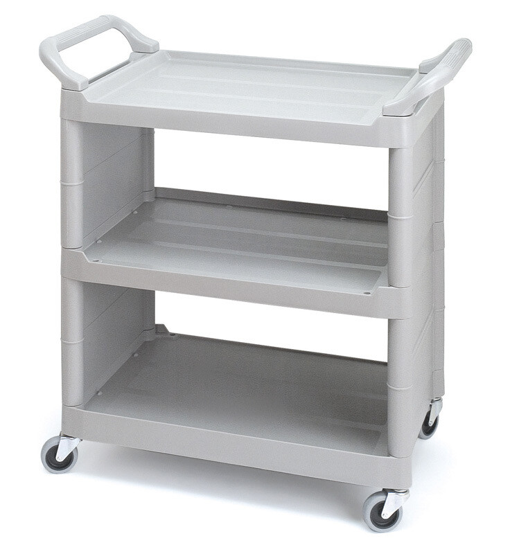 MATERIAL TROLLEY 2 CLOSED SIDES, RUBBERMAID
