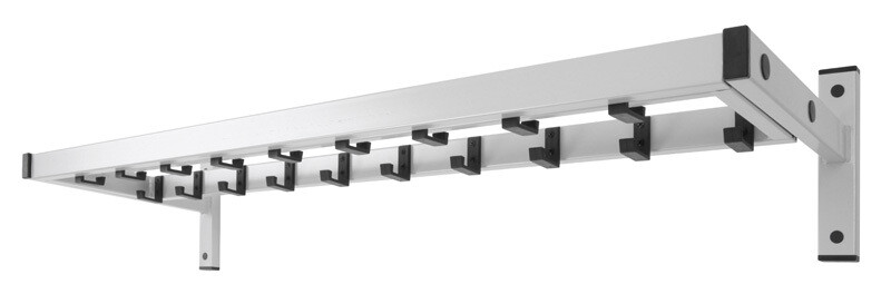 WALL COAT RACK SAFE 19 HOOKS