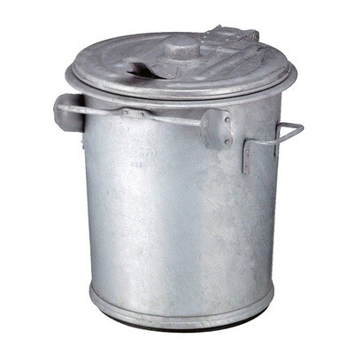 Fireproof trash can with lid.​