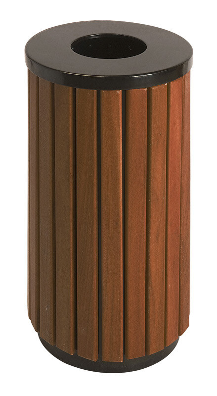 Round outdoor waste bin 40 LTR