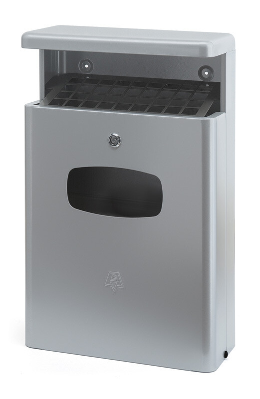 OUTDOOR LITTER BIN WITH CANOPY 16 LTR