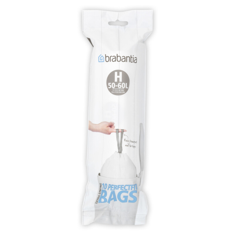 BIN LINER 50-60 LITERS WITH TIE TAPE CLOSURE (H), BRABANTIA