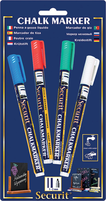 Securit® Liquid chalkmarker coloured - 1-2mm