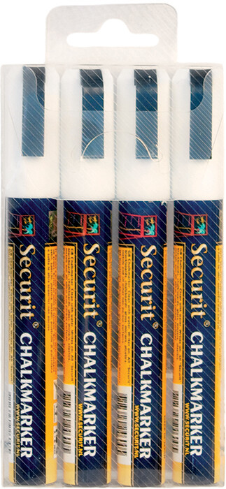 Securit® Liquid chalkmarker white - 2-6mm nib