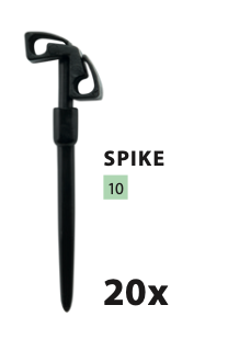 Spike price card holder