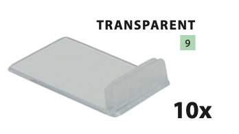 Transparent tag holder