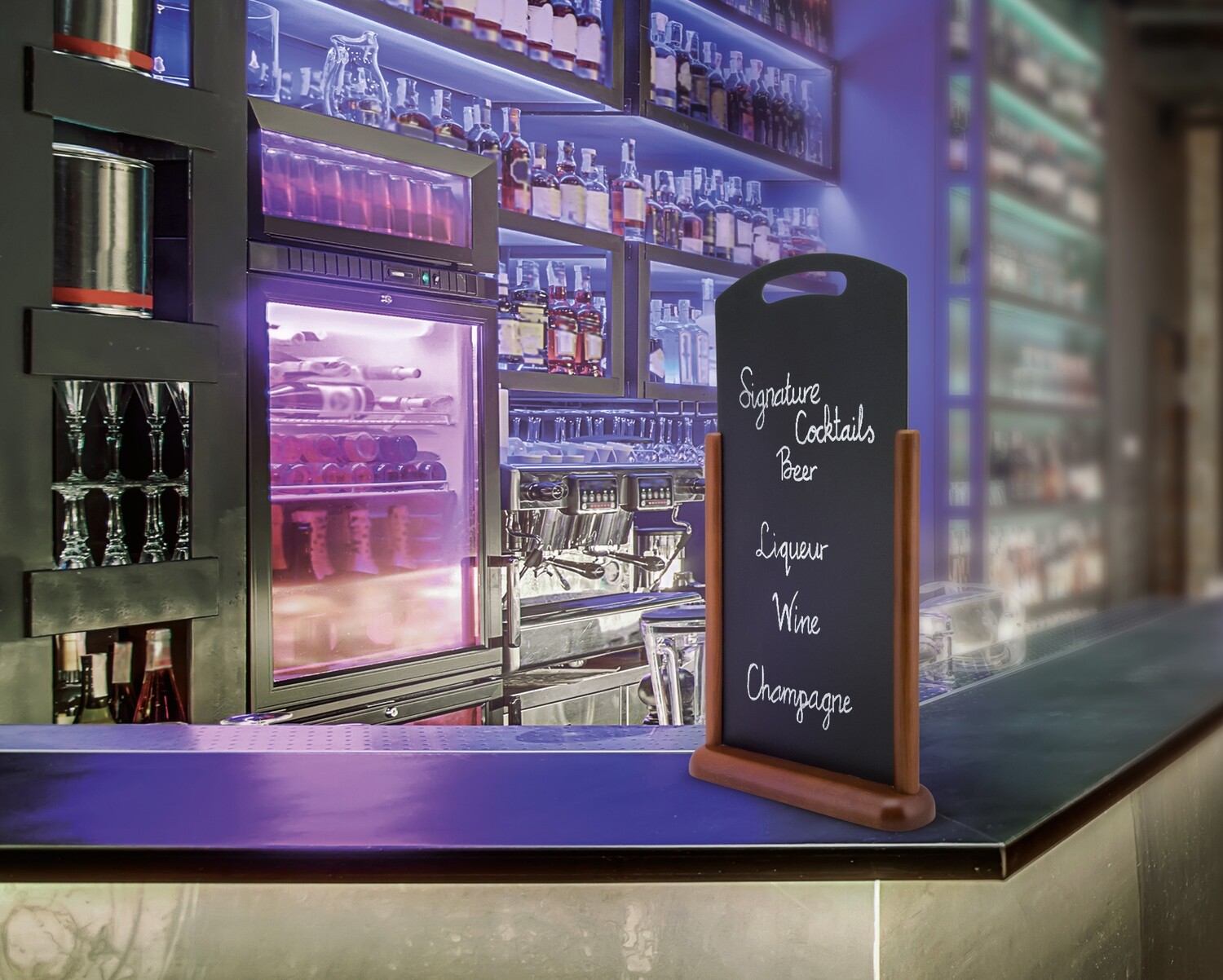 TABLE CHALKBOARDS - ELEGANT HANDLE