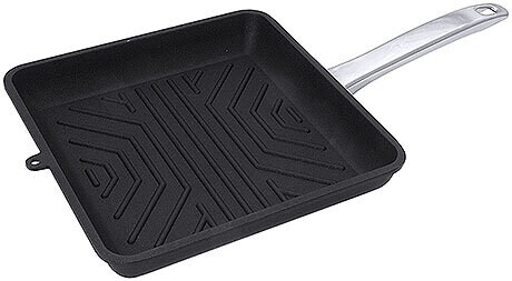 Vierkante bakplaat met grillpatroon