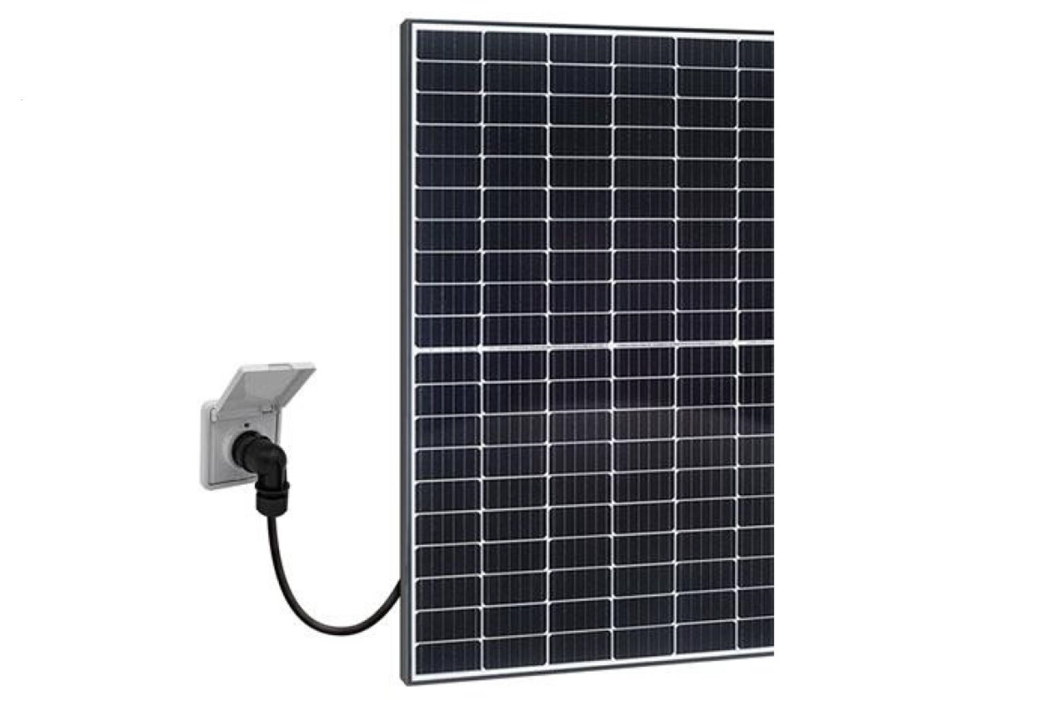 Solar panel set up to 600Watt to be connected directly to the power outlet. Plug and play.
